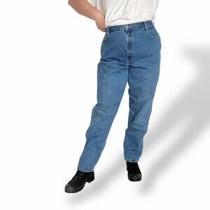 Vintage 90s Medium wash tapered mom jeans size 16 Gitano